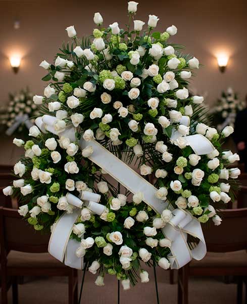 Corona Premium Roses Blanques